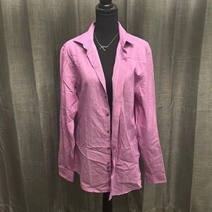 Pink Kenneth Cole Reaction Button Up